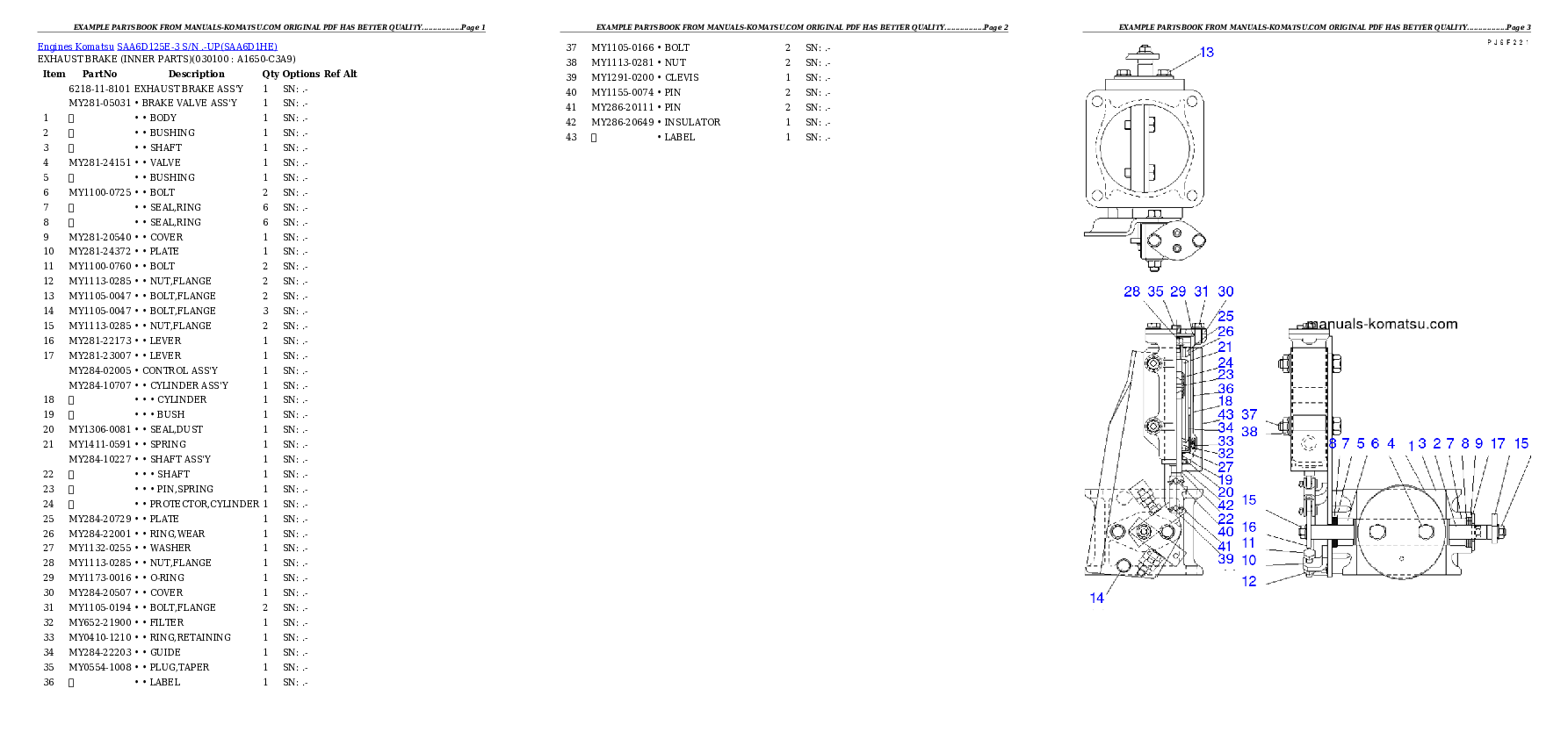 Protected: SAA6D125E-3 S/N .-UP Partsbook