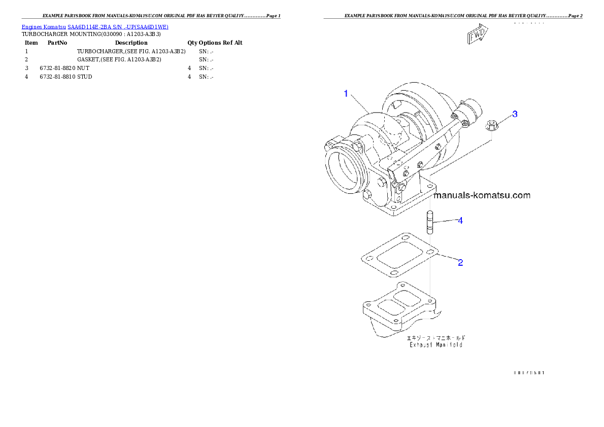 Protected: SAA6D114E-2BA S/N .-UP Partsbook