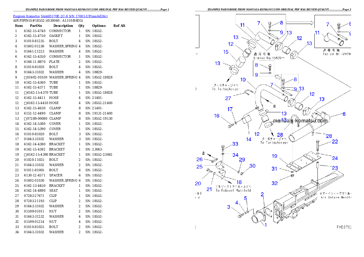 Protected: SAA6D170E-2C-8 S/N 17001-UP Partsbook