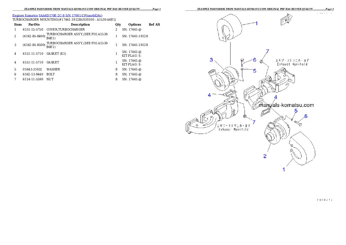 Protected: SAA6D170E-2C-8 S/N 17001-UP Partsbook