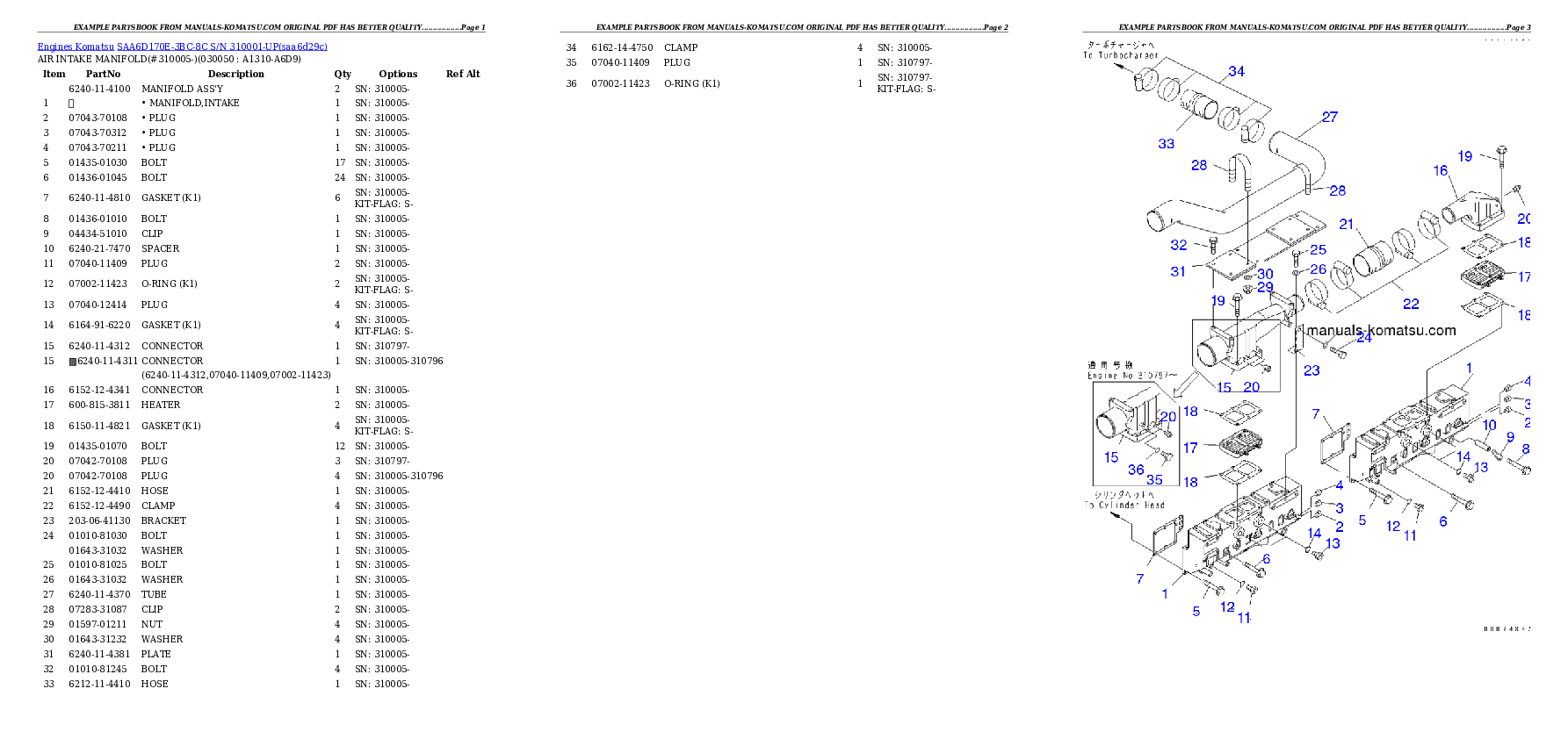 Protected: SAA6D170E-3BC-8C S/N 310001-UP Partsbook
