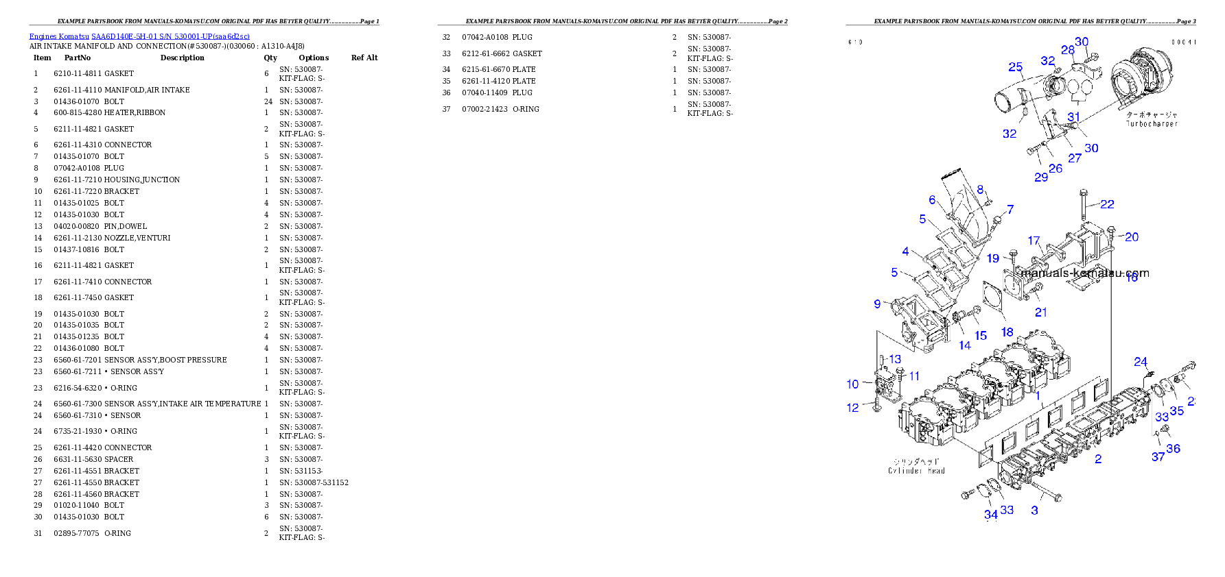 Protected: SAA6D140E-5H-01 S/N 530001-UP Partsbook