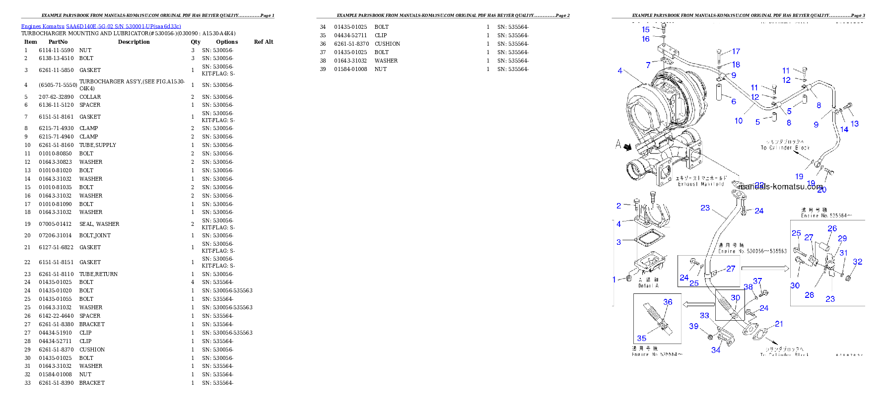Protected: SAA6D140E-5G-02 S/N 530001-UP Partsbook