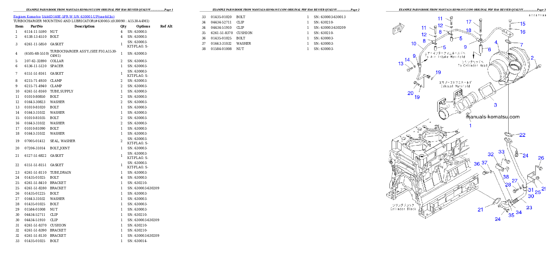 Protected: SAA6D140E-5FR-W S/N 630001-UP Partsbook