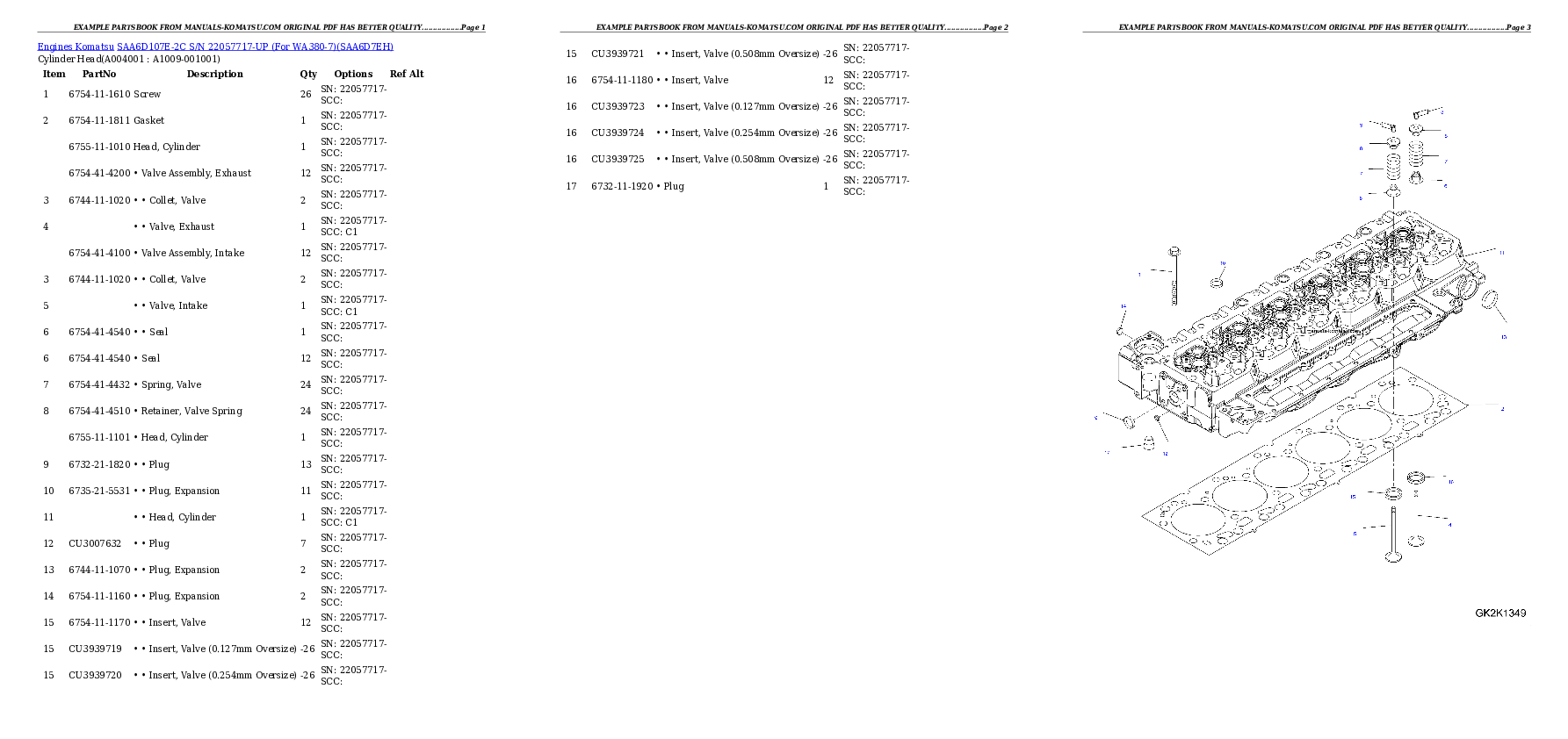 Protected: SAA6D107E-2C S/N 22057717-UP (For WA380-7) Partsbook