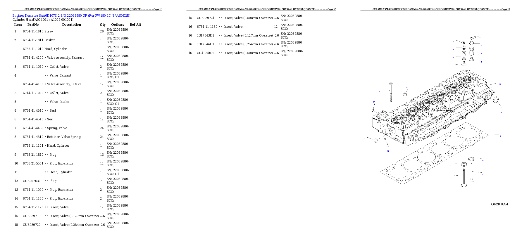 Protected: SAA6D107E-2 S/N 22069880-UP (For PW180-10) Partsbook