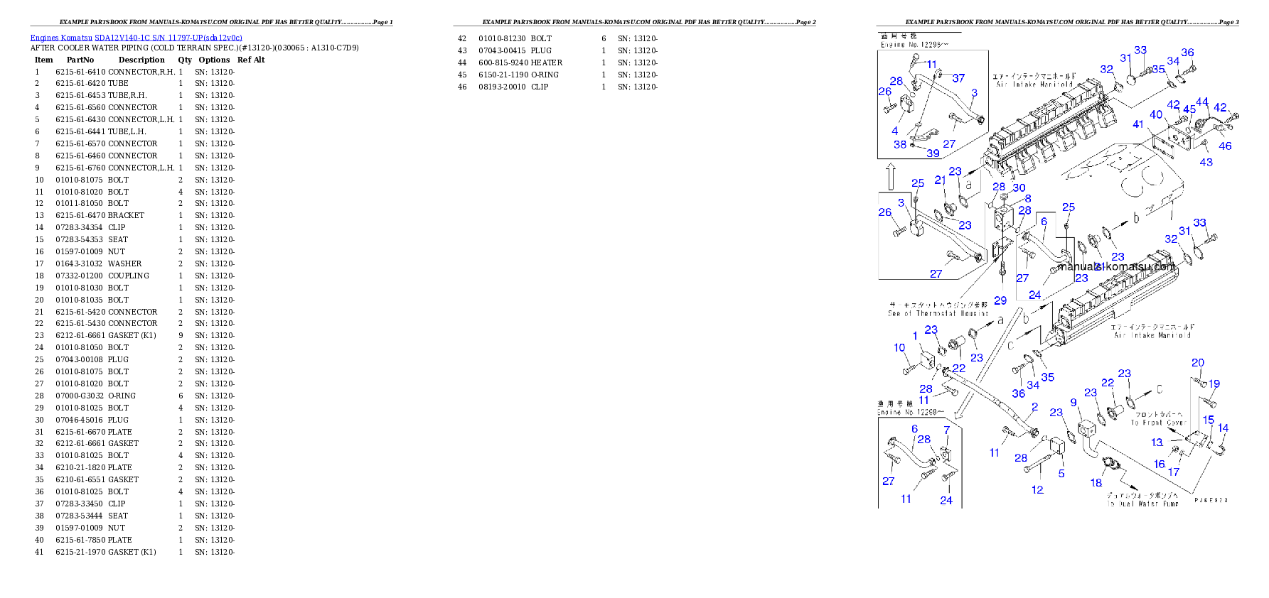Protected: SDA12V140-1C S/N 11797-UP Partsbook