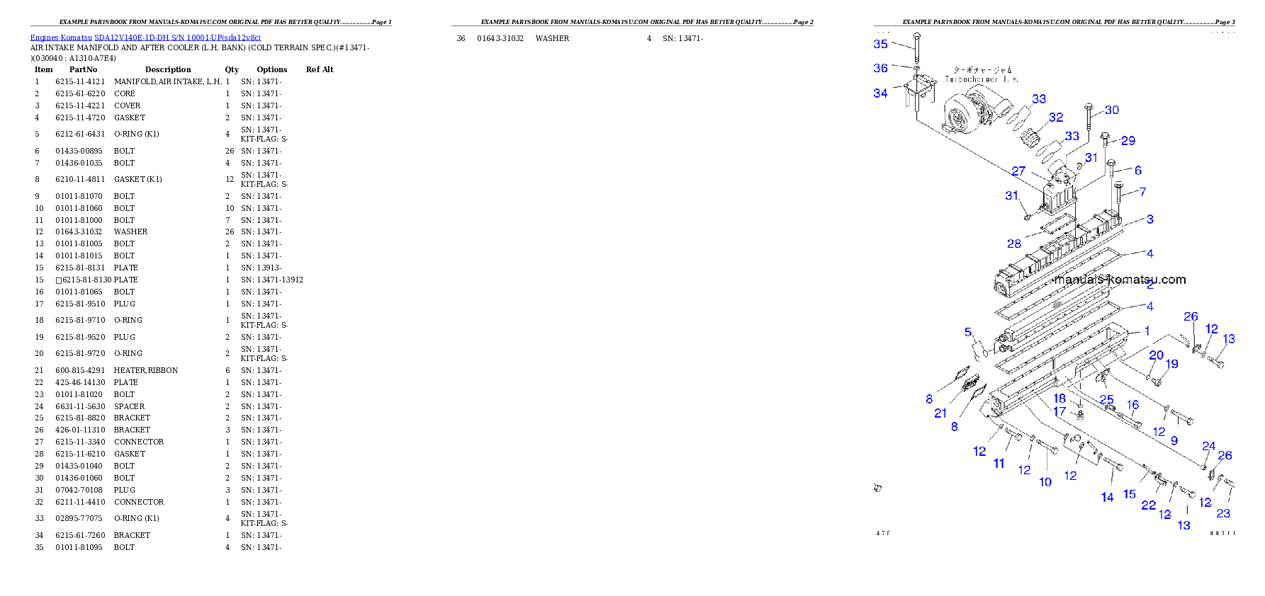 Protected: SDA12V140E-1D-DH S/N 10001-UP Partsbook