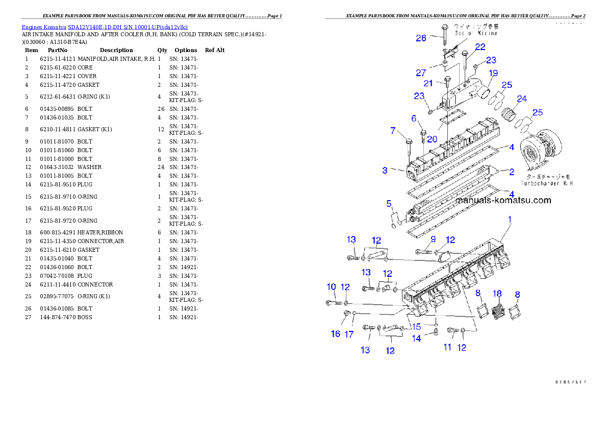 Protected: SDA12V140E-1D-DH S/N 10001-UP Partsbook