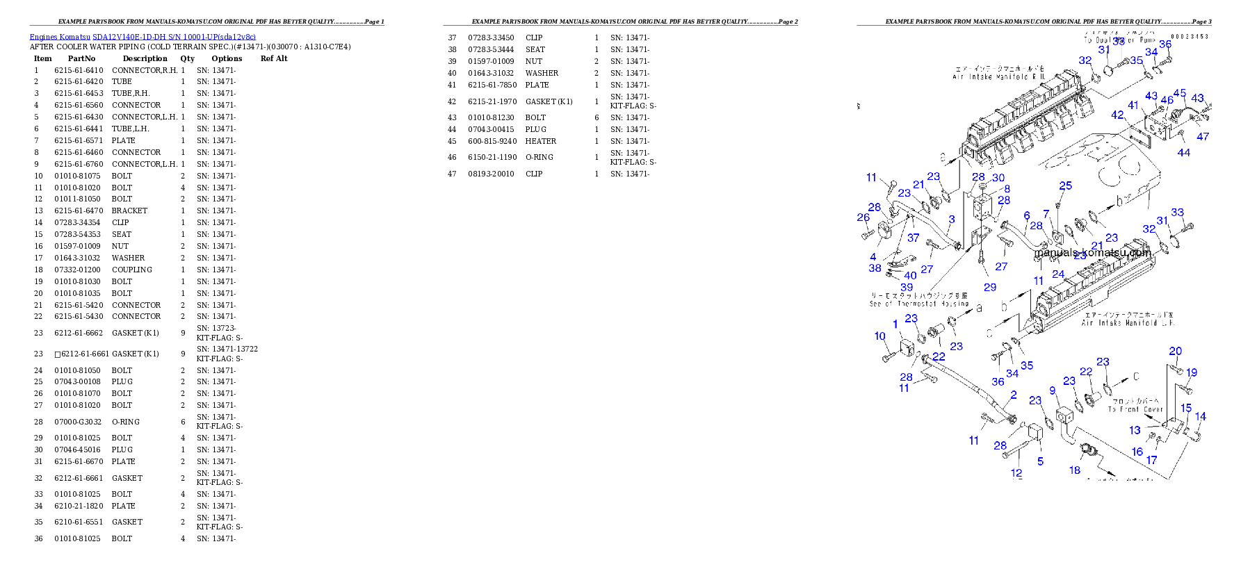 Protected: SDA12V140E-1D-DH S/N 10001-UP Partsbook