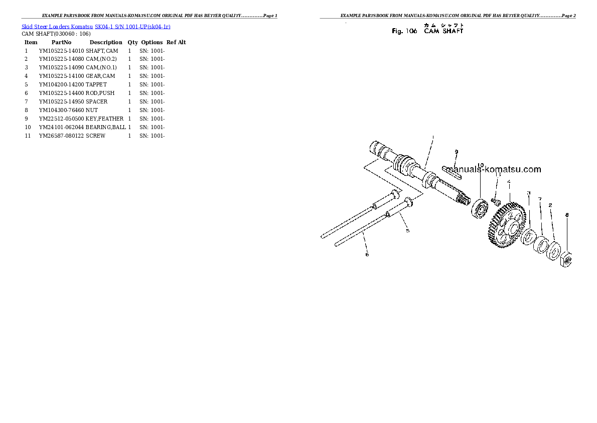 Protected: SK04-1 S/N 1001-UP Partsbook