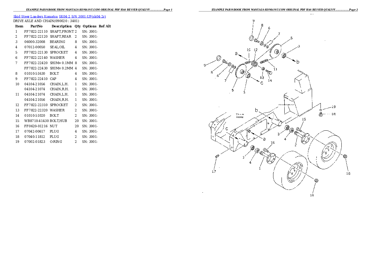 Protected: SK04-2 S/N 3001-UP Partsbook