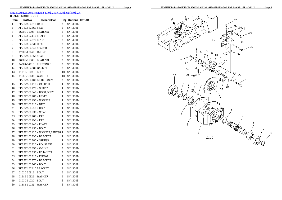 Protected: SK04-2 S/N 3001-UP Partsbook