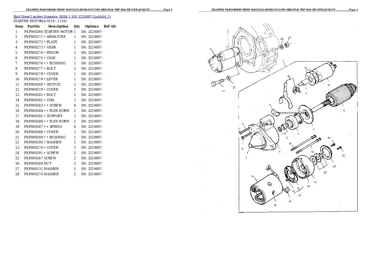 Protected: SK04-1 S/N 3220007-Up Partsbook