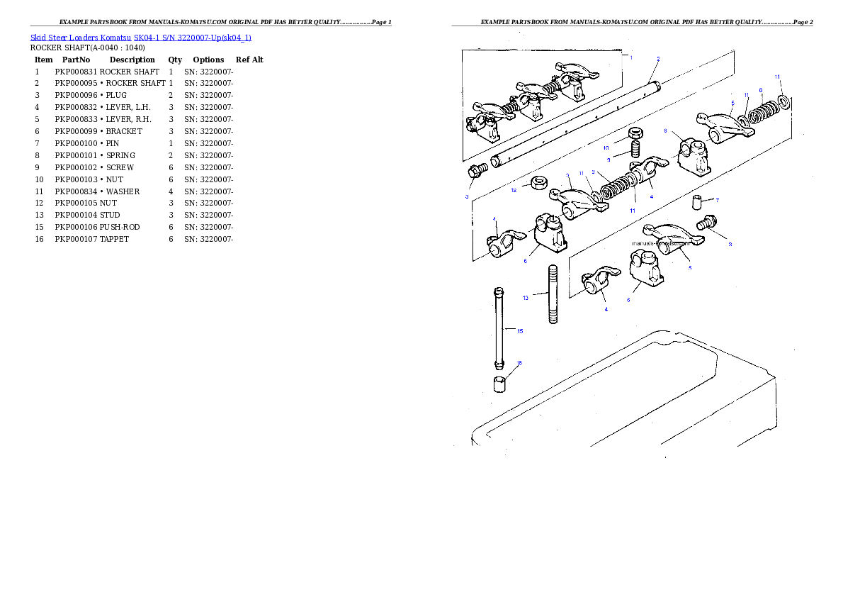 Protected: SK04-1 S/N 3220007-Up Partsbook