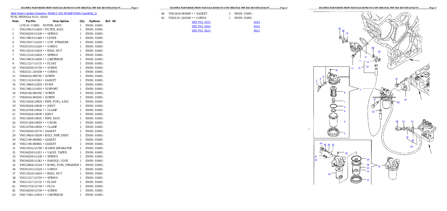 Protected: SK04J-2 S/N SK04JF20001-Up Partsbook