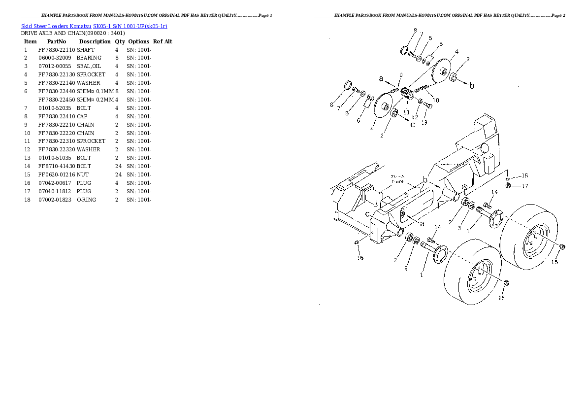 Protected: SK05-1 S/N 1001-UP Partsbook