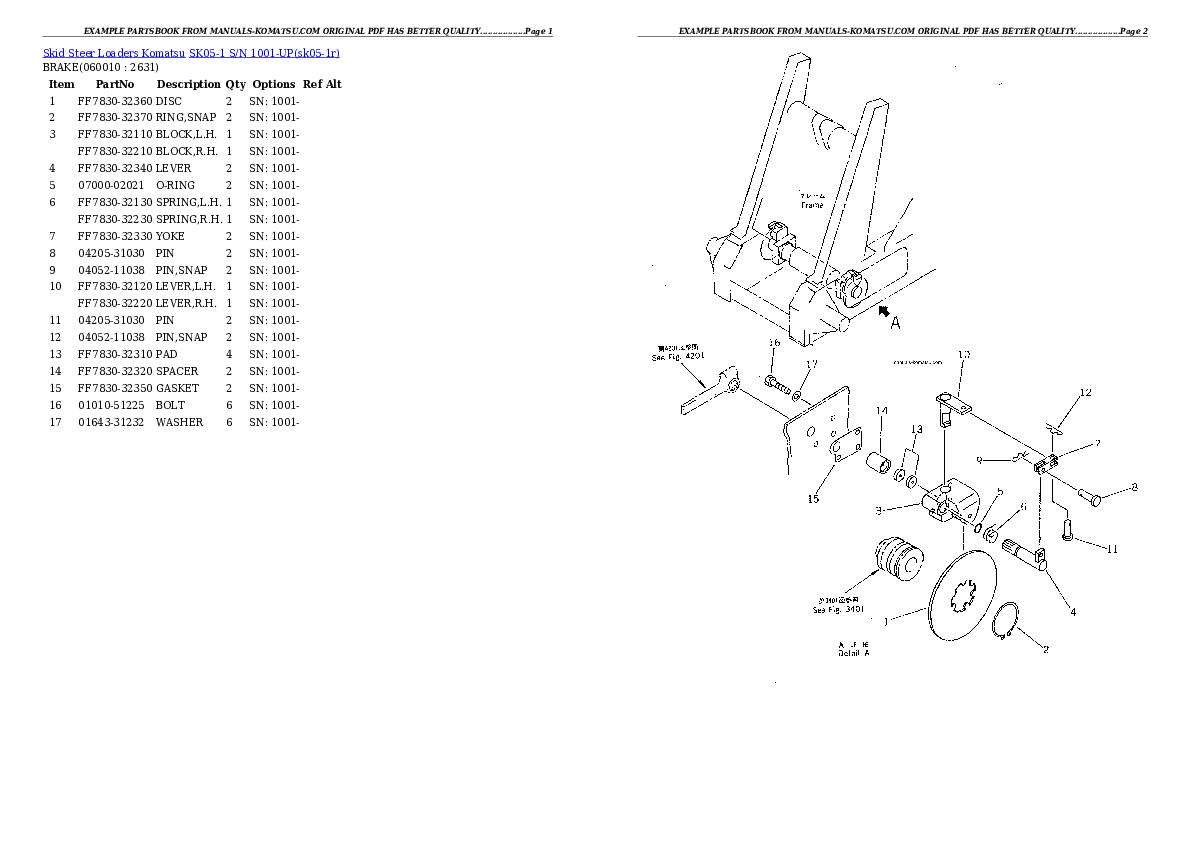 Protected: SK05-1 S/N 1001-UP Partsbook