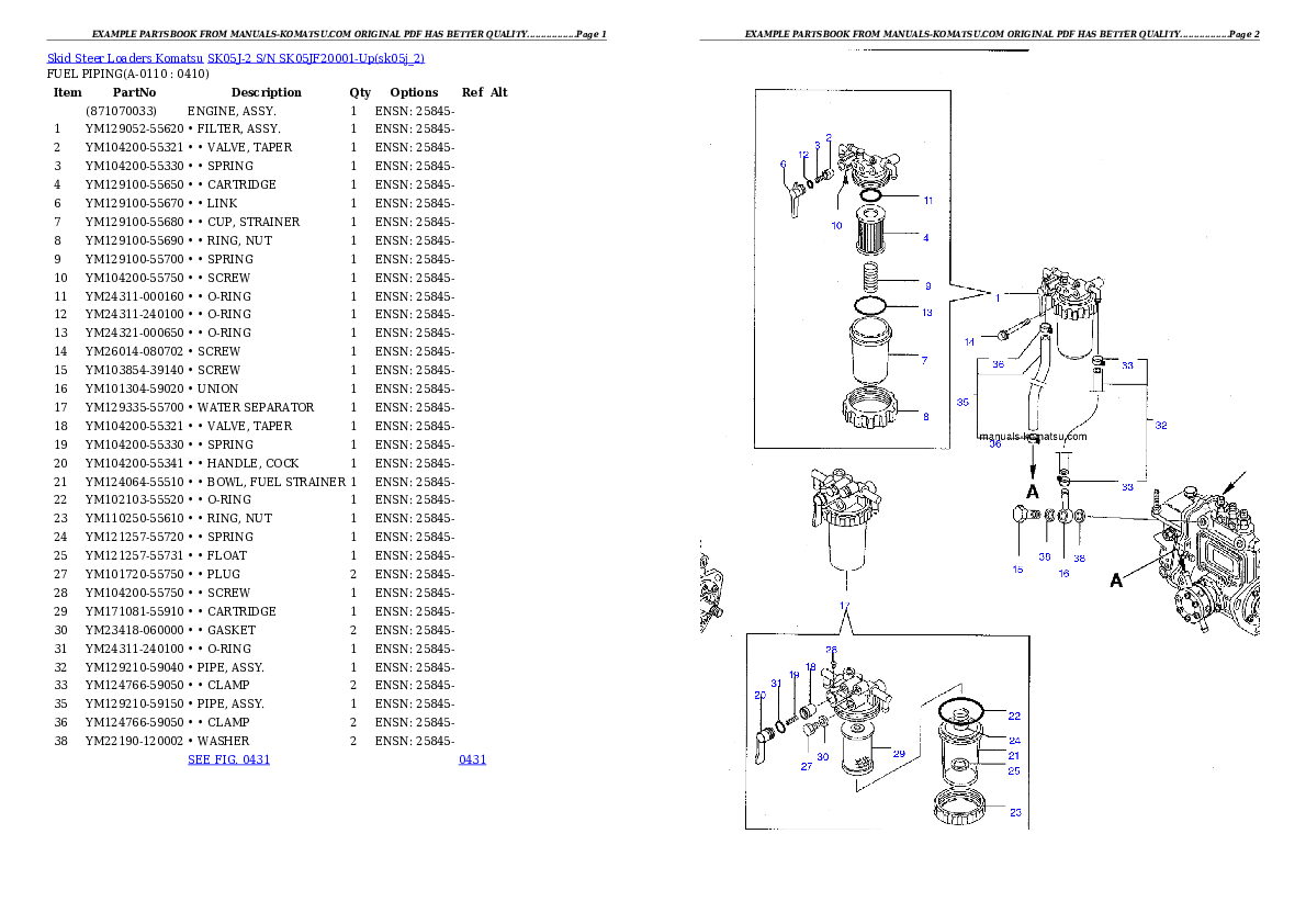 Protected: SK05J-2 S/N SK05JF20001-Up Partsbook