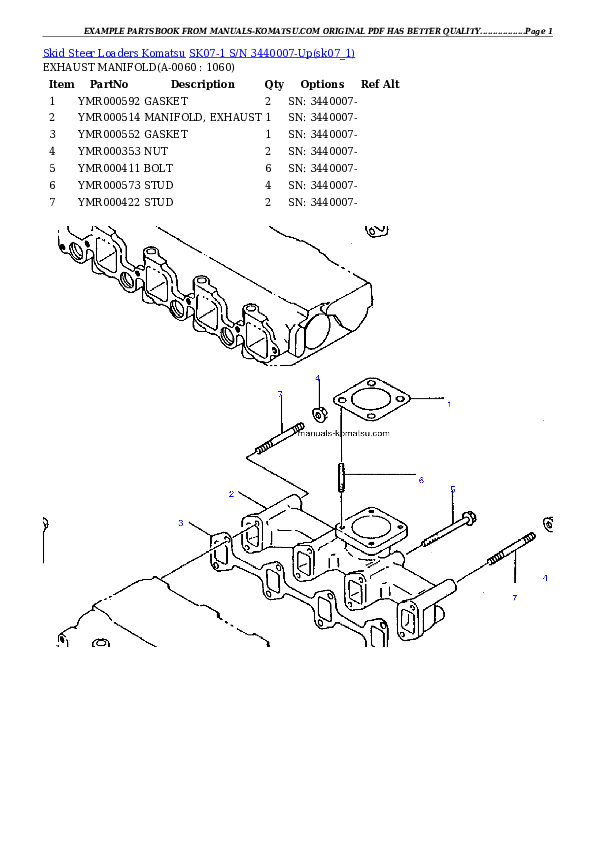 Protected: SK07-1 S/N 3440007-Up Partsbook