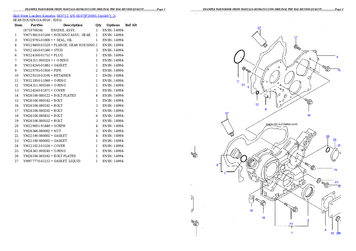 Protected: SK07J-2 S/N SK07JF20001-Up Partsbook