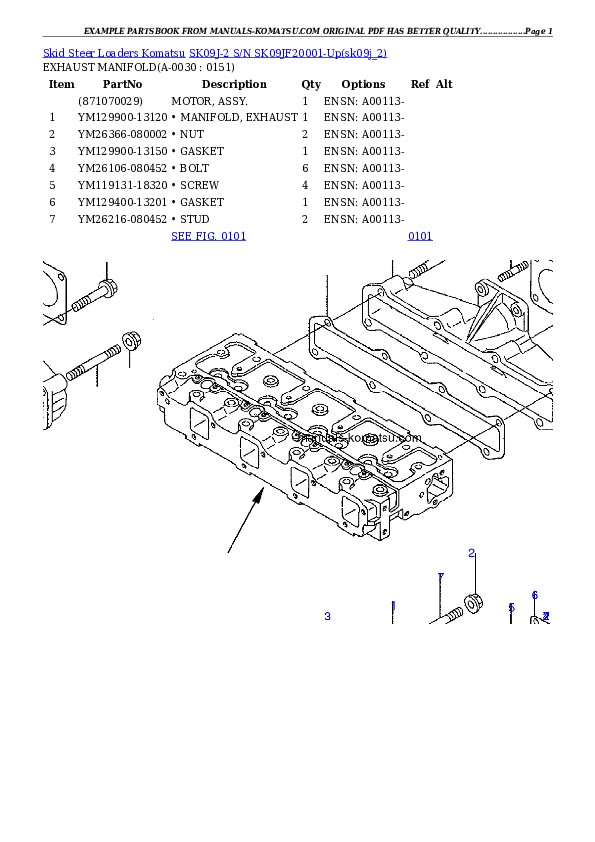SK09J-2 S/N SK09JF20001-Up Partsbook