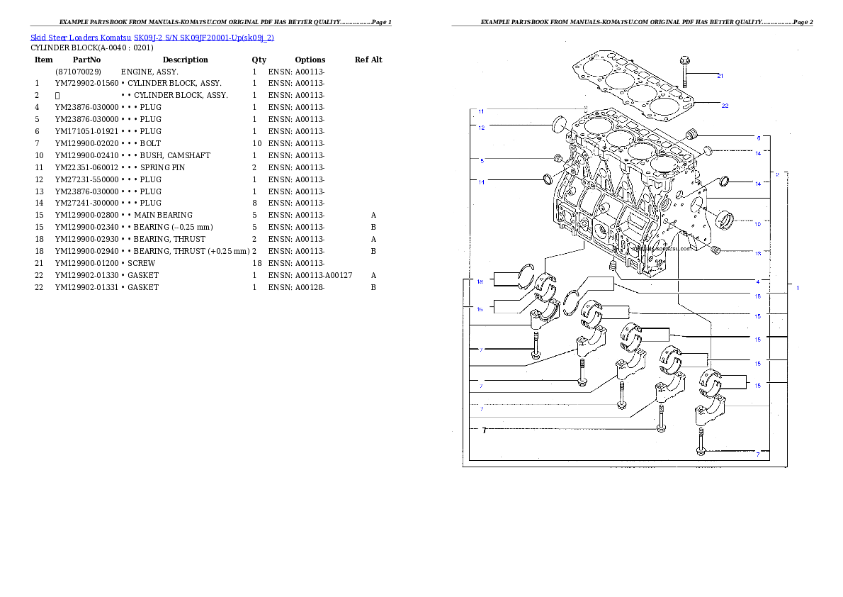 Protected: SK09J-2 S/N SK09JF20001-Up Partsbook