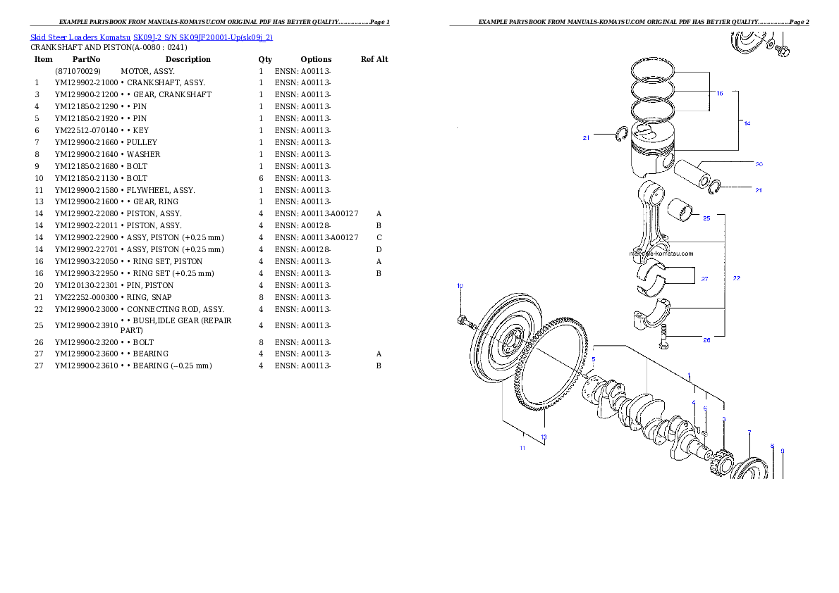 Protected: SK09J-2 S/N SK09JF20001-Up Partsbook