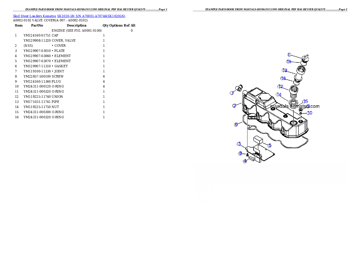 Protected: SK1020-5N S/N A70001-A70746 Partsbook