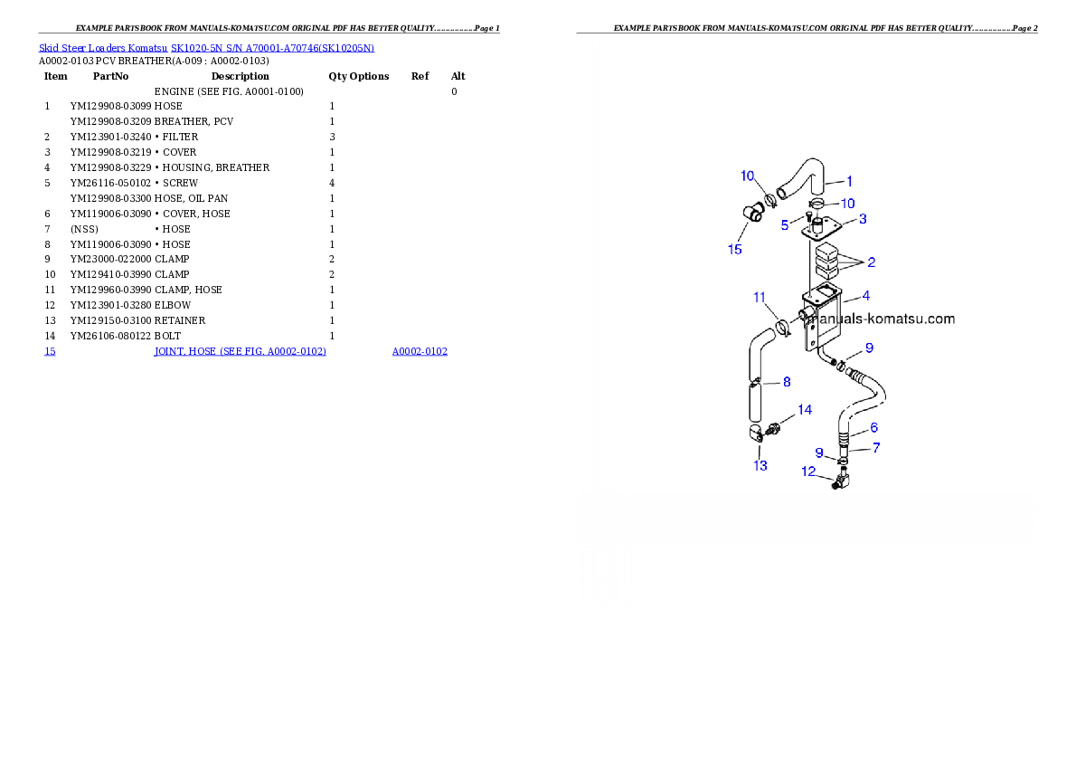 Protected: SK1020-5N S/N A70001-A70746 Partsbook
