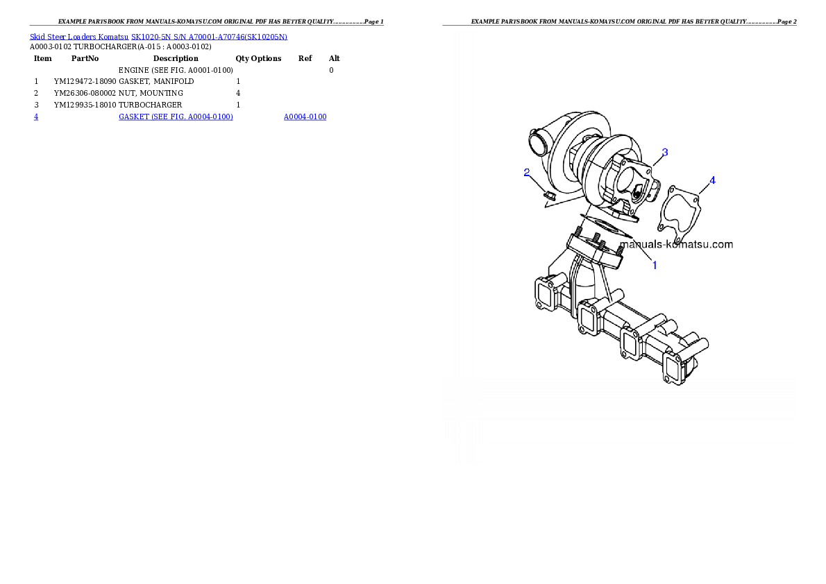 Protected: SK1020-5N S/N A70001-A70746 Partsbook