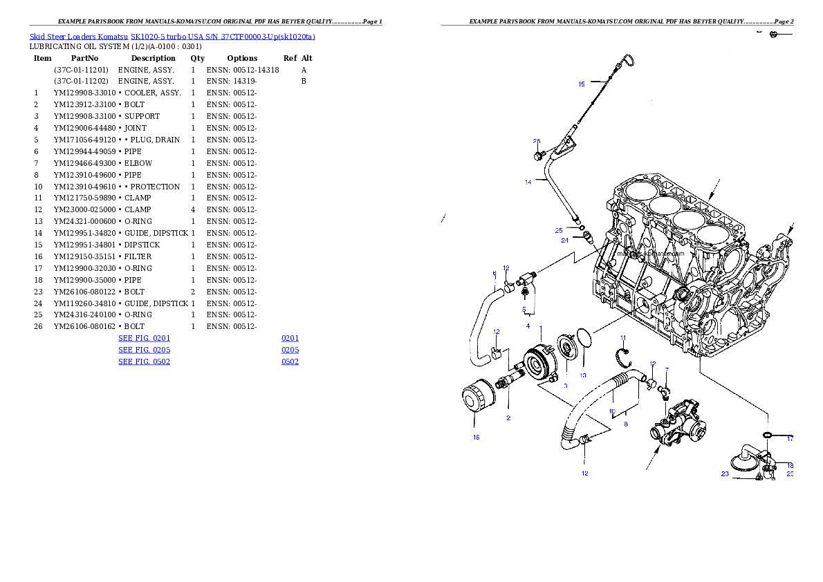 Protected: SK1020-5 turbo USA S/N 37CTF00003-Up Partsbook
