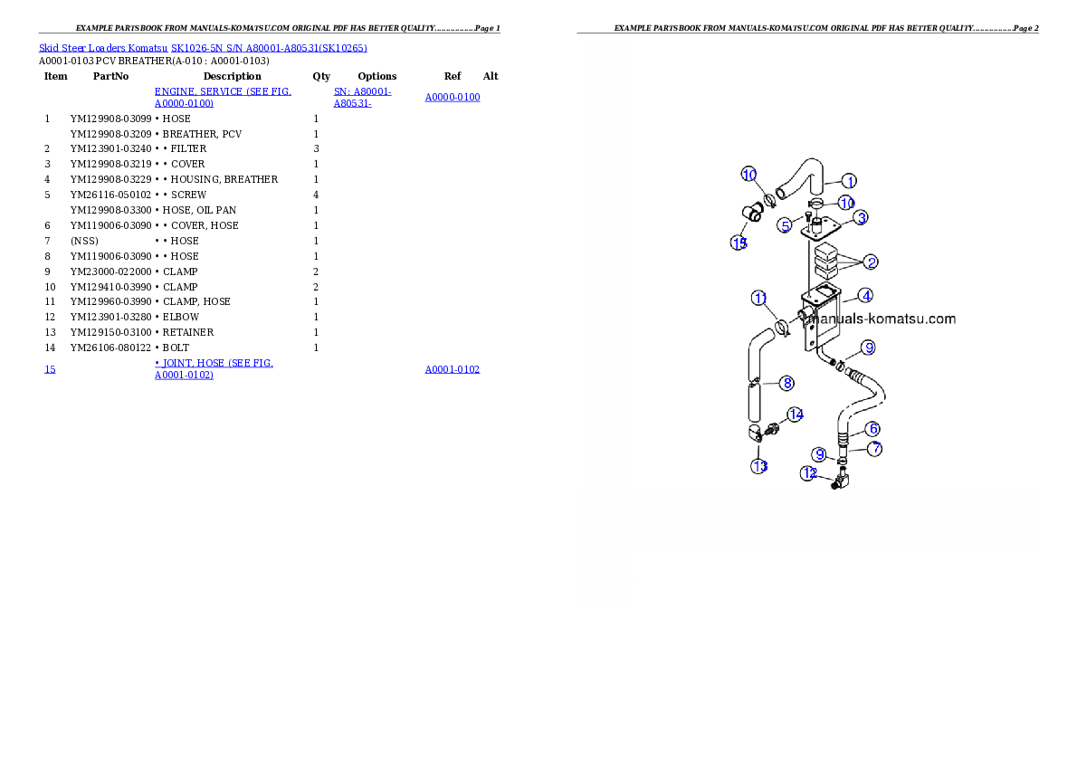 Protected: SK1026-5N S/N A80001-A80531 Partsbook