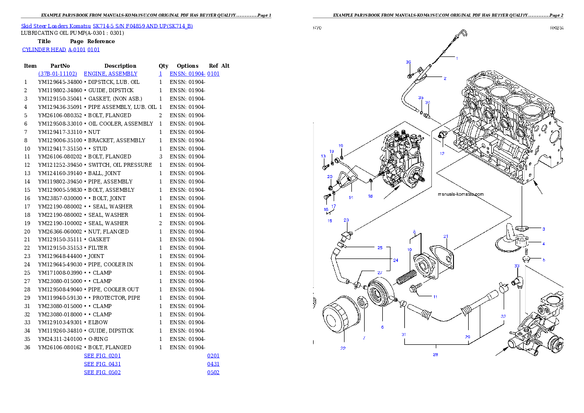 Protected: SK714-5 S/N F04859 AND UP Partsbook