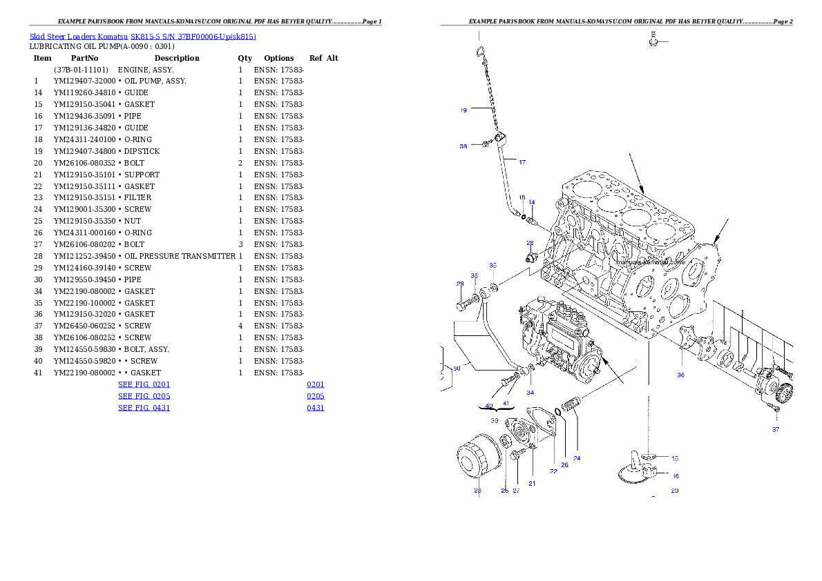 Protected: SK815-5 S/N 37BF00006-Up Partsbook