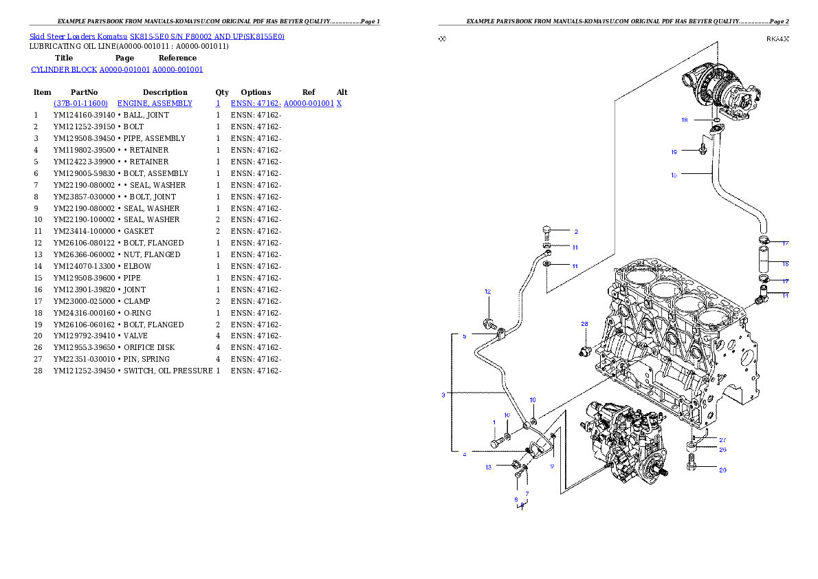 Protected: SK815-5E0 S/N F80002 AND UP Partsbook