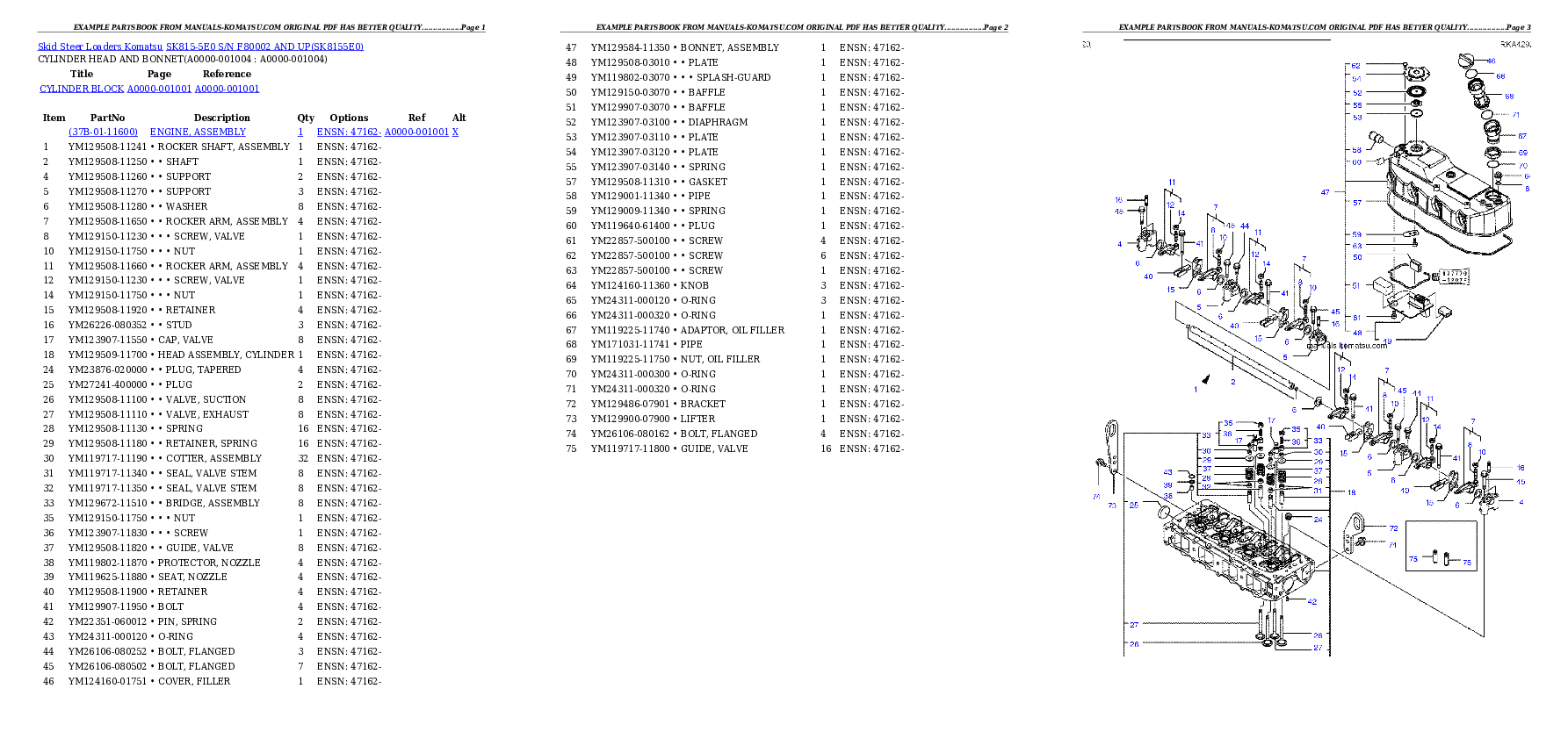Protected: SK815-5E0 S/N F80002 AND UP Partsbook
