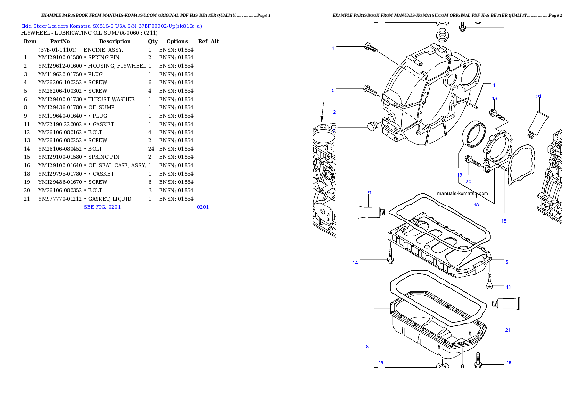Protected: SK815-5 USA S/N 37BF00902-Up Partsbook