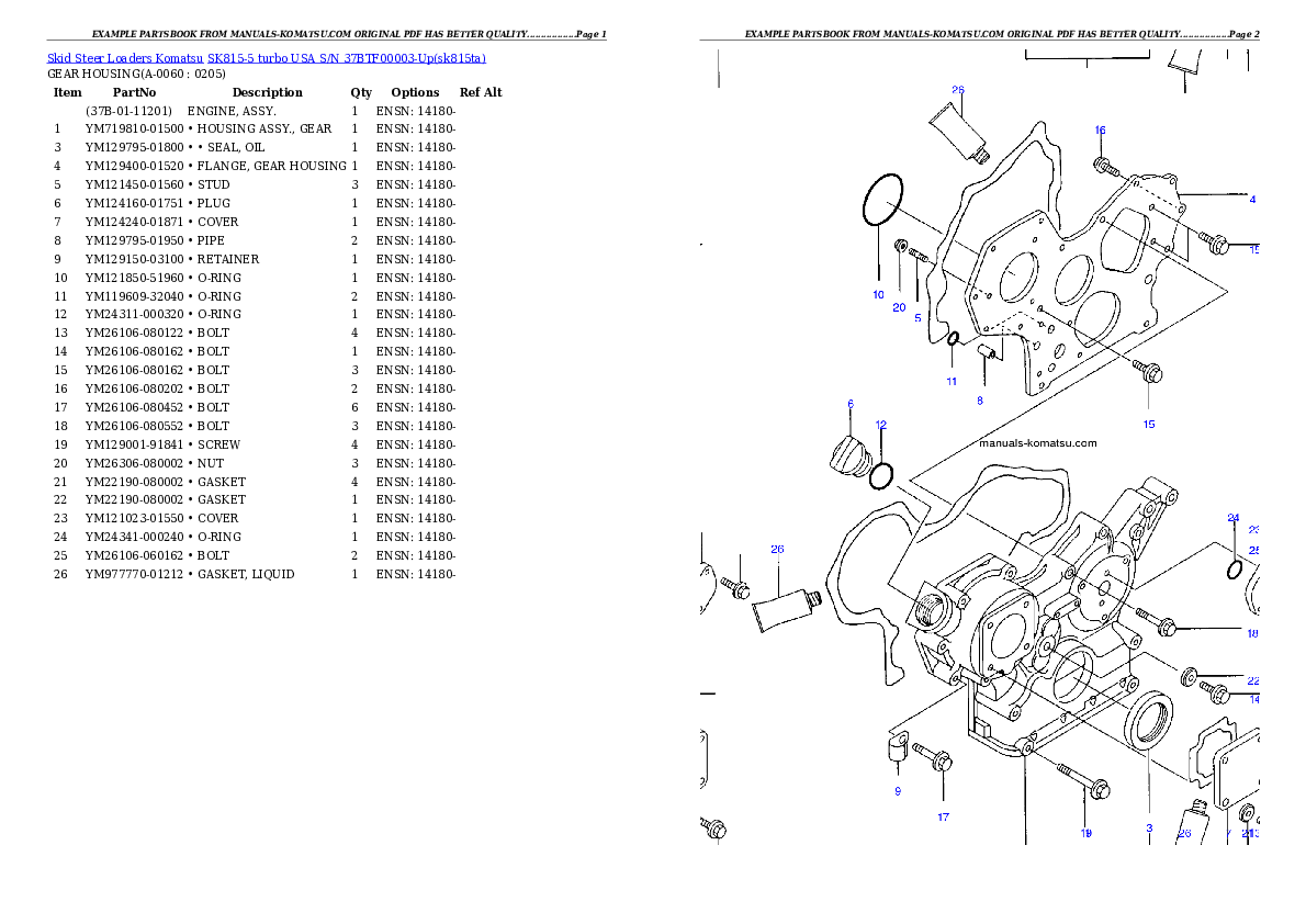 Protected: SK815-5 turbo USA S/N 37BTF00003-Up Partsbook