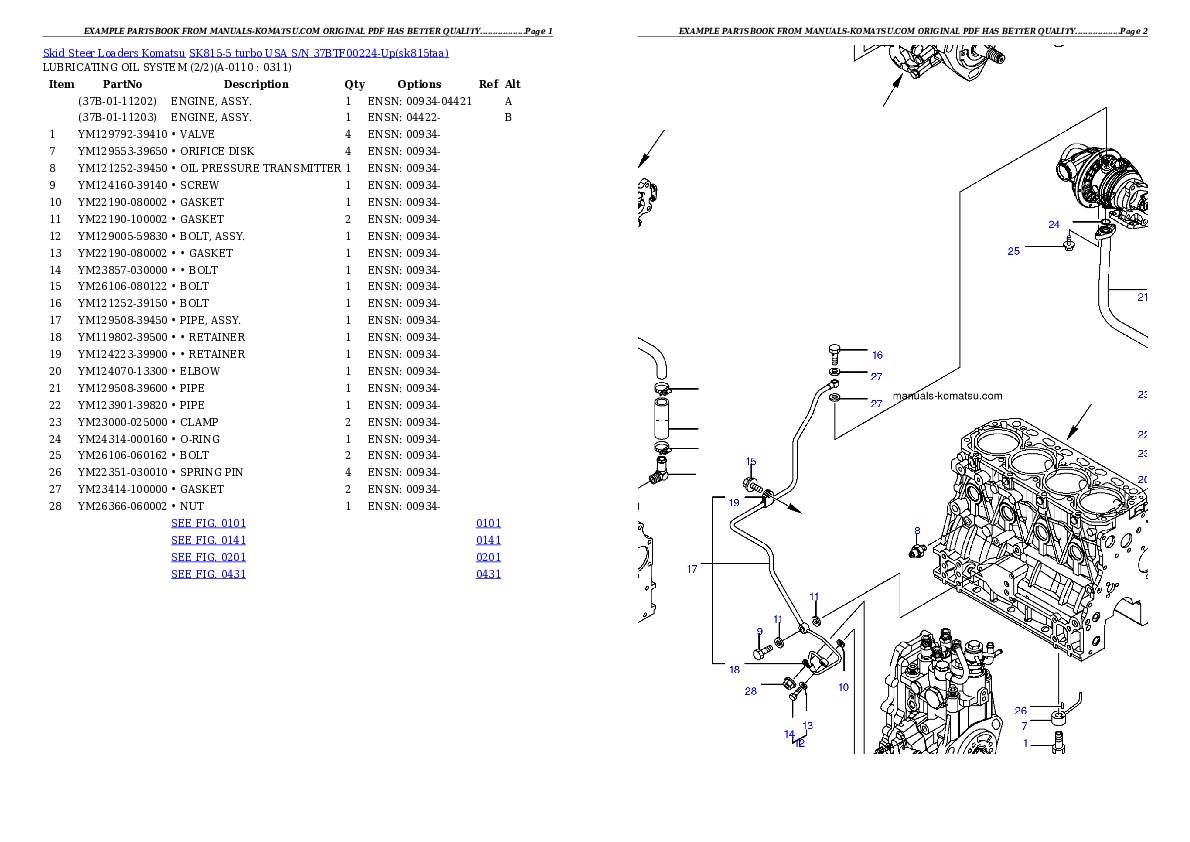 Protected: SK815-5 turbo USA S/N 37BTF00224-Up Partsbook