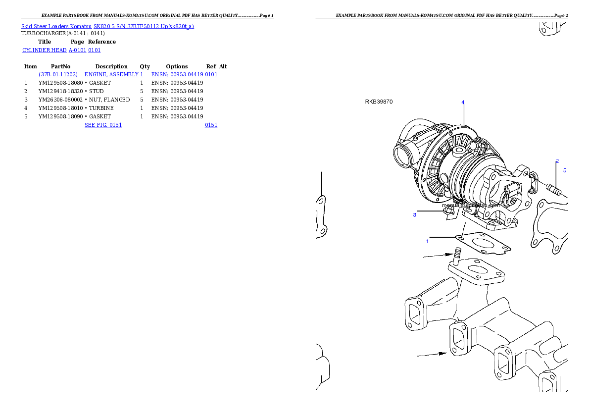 Protected: SK820-5 S/N 37BTF50112-Up Partsbook