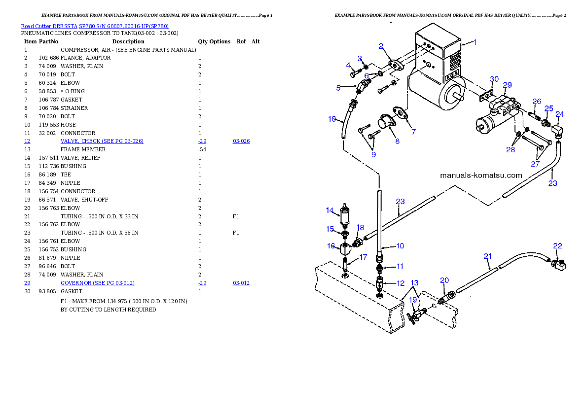 Protected: SP780 S/N 60007,60016-UP Partsbook