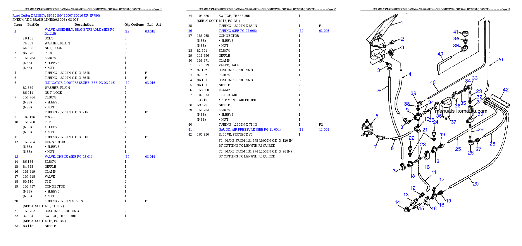 Protected: SP780 S/N 60007,60016-UP Partsbook