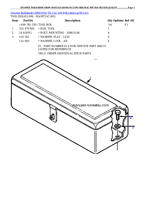 Protected: TD-15C S/N P061366-Up Partsbook