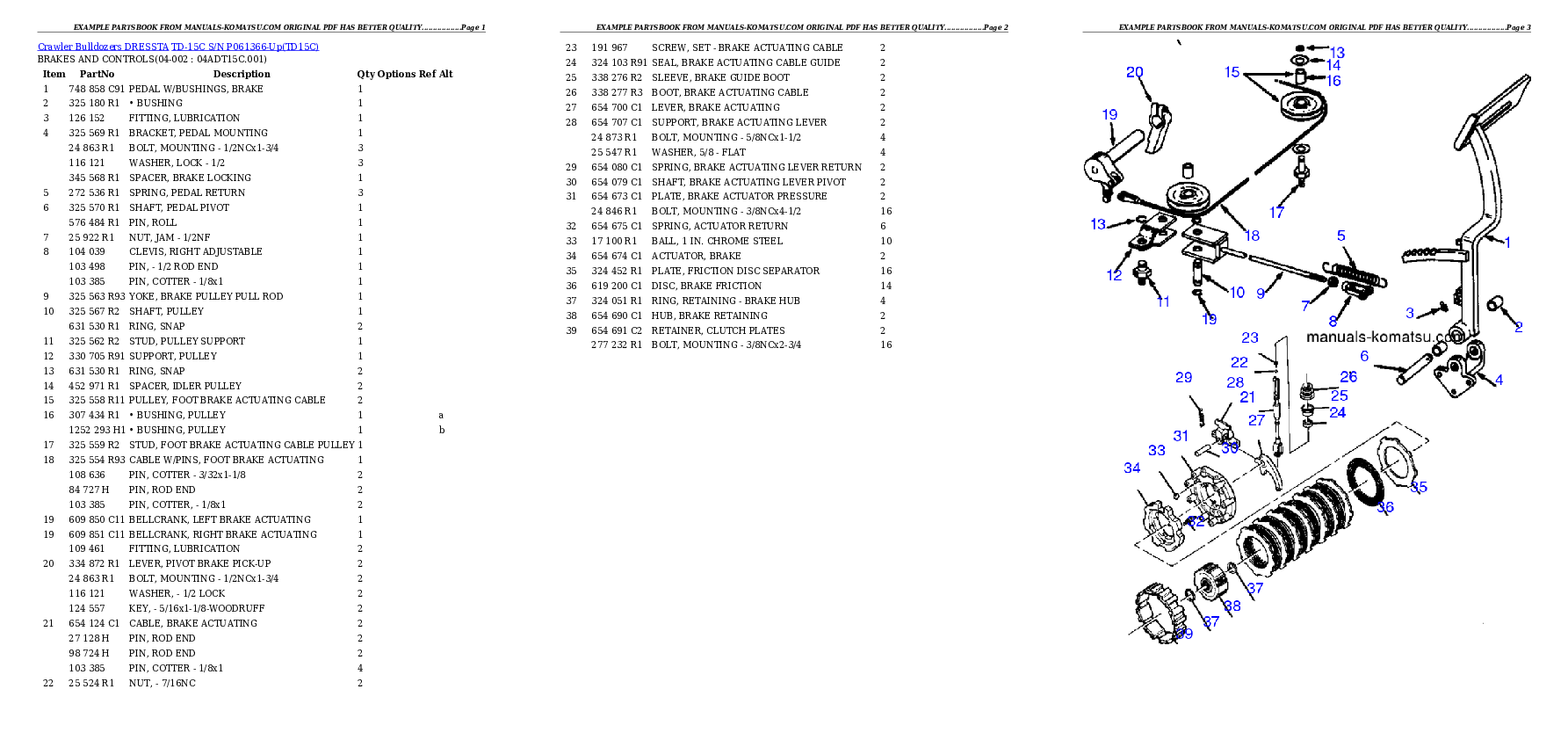 Protected: TD-15C S/N P061366-Up Partsbook