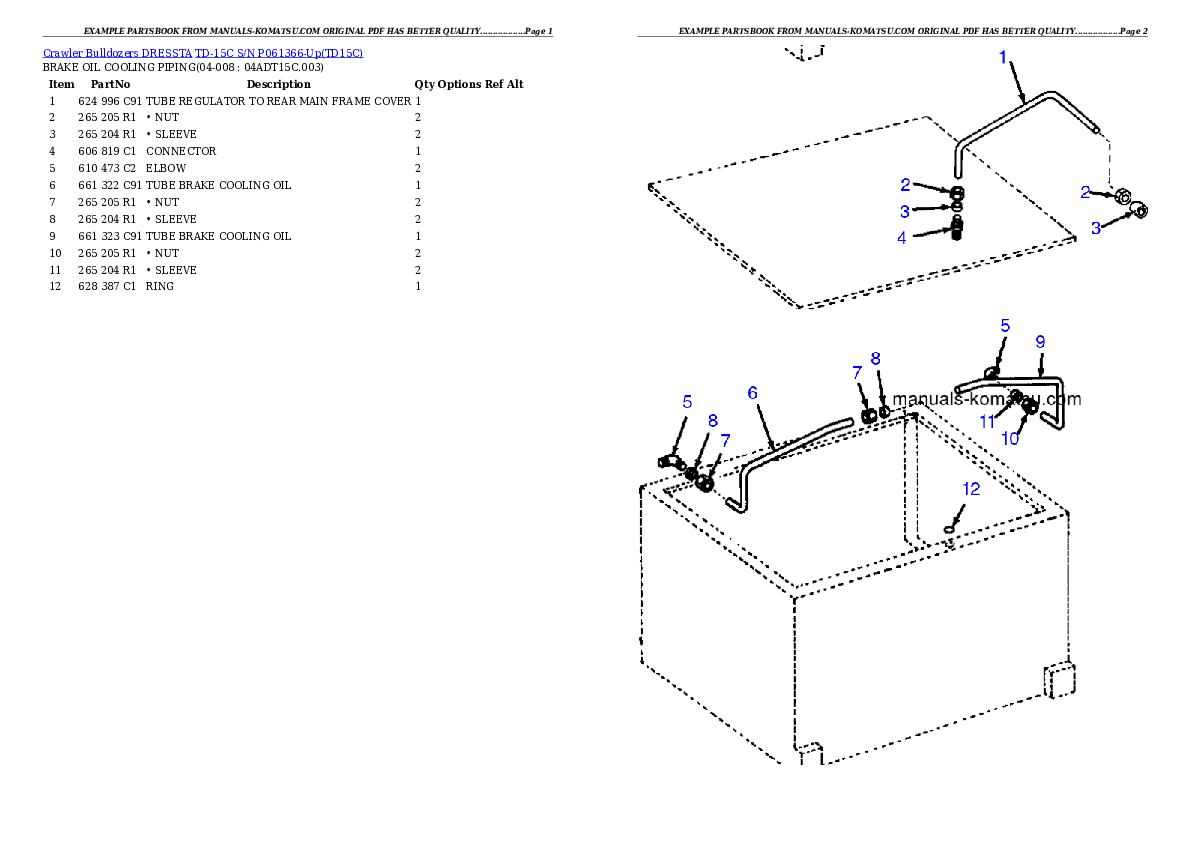 Protected: TD-15C S/N P061366-Up Partsbook