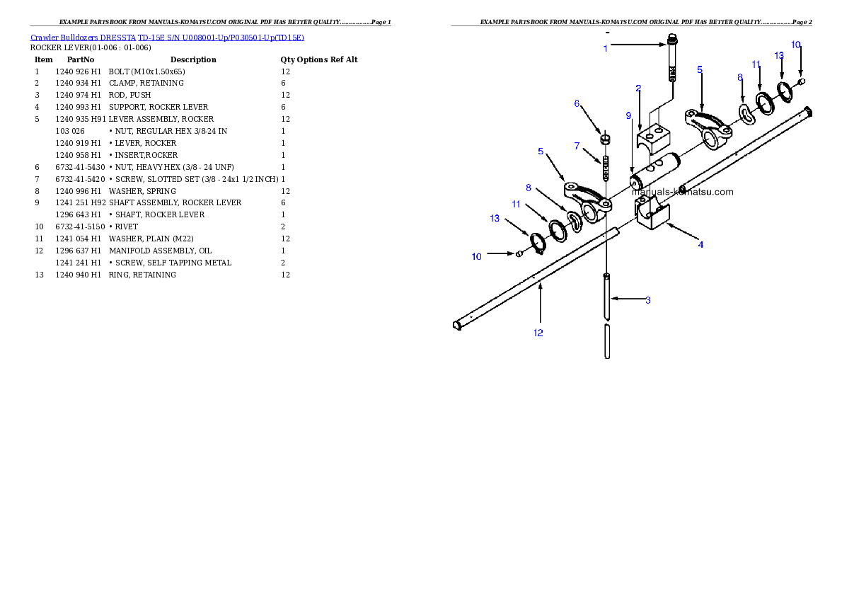 Protected: TD-15E S/N U008001-Up/P030501-Up Partsbook