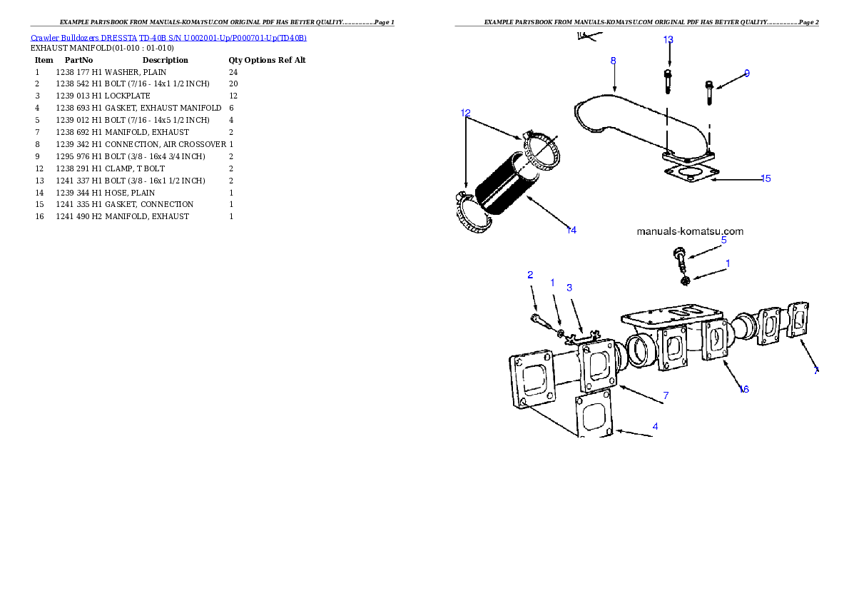 Protected: TD-40B S/N U002001-Up/P000701-Up Partsbook