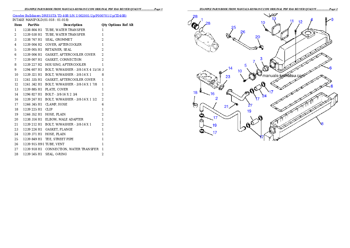 Protected: TD-40B S/N U002001-Up/P000701-Up Partsbook