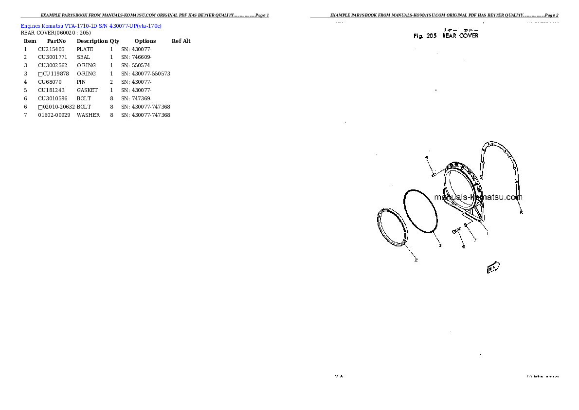 Protected: VTA-1710-1D S/N 430077-UP Partsbook